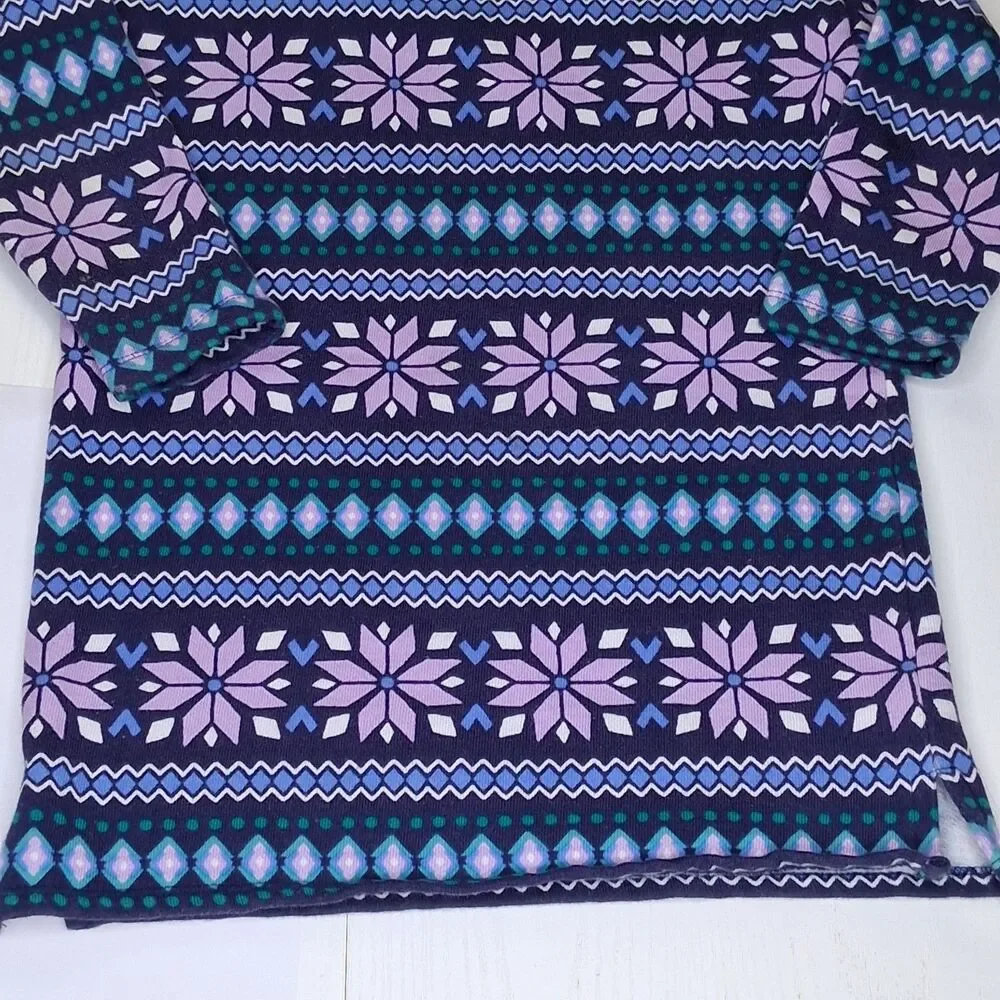 Gymboree Girl Dress Ice Dancer Fair Isle Shift Dress S (5-6)